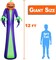 12Ft Giant Halloween Inflatables Pumpkin Halloween Decorations Inflatables with LED Light Sandbags Stakes Strings Halloween Inflatables Outdoor Decorations Blow up Inflatable Holiday Yard Decoration